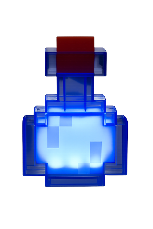 Pocion AuraCraft con luz nocturna